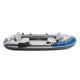 Intex Excursion 4 Person Inflatable Boat with 2 Oars